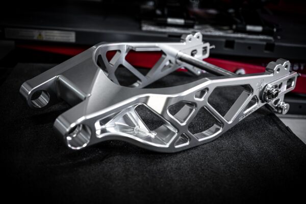 BLACK3 Performance Swingarm for Harley-Davidson Touring BLACK3 billet aluminum performance swingarm for Harley-Davidson Touring