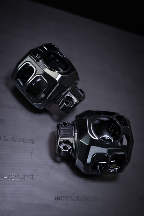 BLACK3 replacement buttons for 2024+ Harley-Davidson Touring switch housings