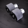 BLACK3 Crash Bar Slider Wheels BLACK3 crash bar slider wheels for Harley-Davidson motorcycles