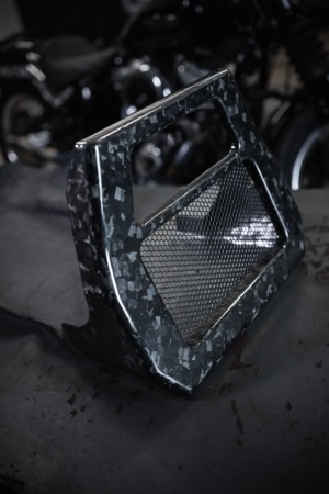 BLACK3 carbon fiber belly pan for 2024+ Harley-Davidson Touring motorcycles