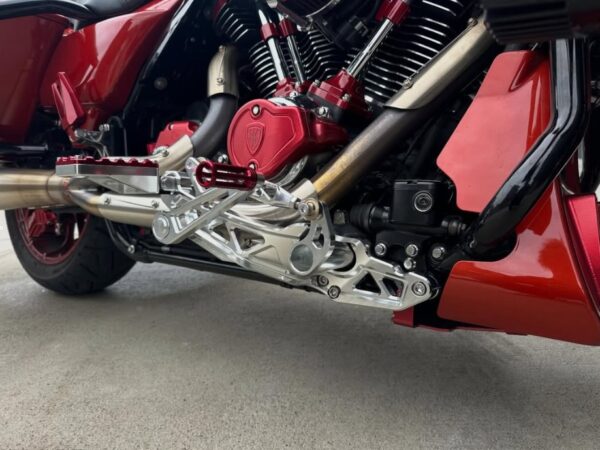 BLACK3 Mid-Control Foot Peg Kit for Harley-Davidson Touring Motorcycles