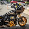 BLACK3 Mid-Control Foot Peg Kit for Harley-Davidson Touring Motorcycles