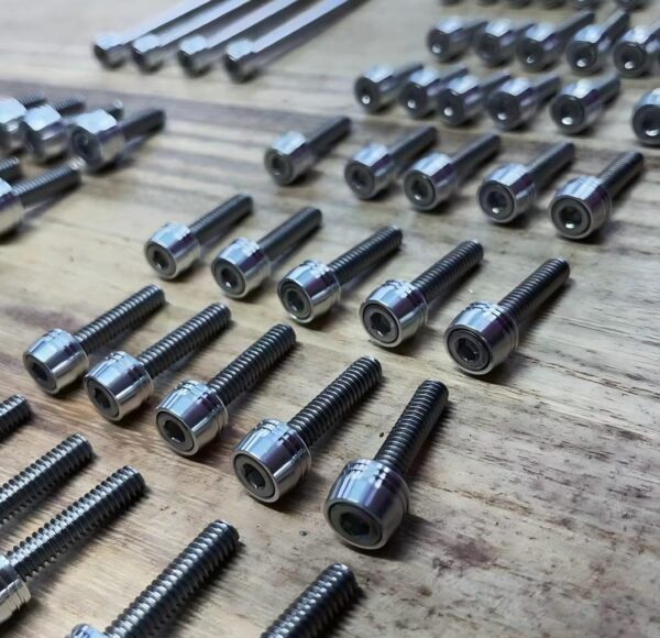 BLACK3 Colored Engine Bolts BLACK3 colored engine dress-up bolts for Harley-Davidson motorcycles