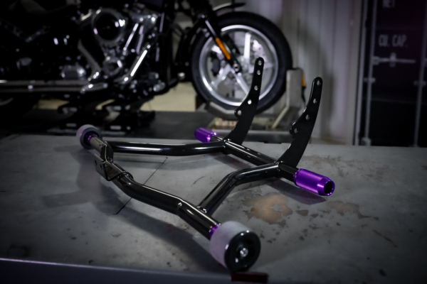 BLACK3 Welded Crash Bar for Harley-Davidson Softail Motorcycles