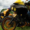 BLACK3 Touring Mid-Control Foot Peg Kit BLACK3 Mid-Control Foot Peg Kit for Harley-Davidson Touring Motorcycles
