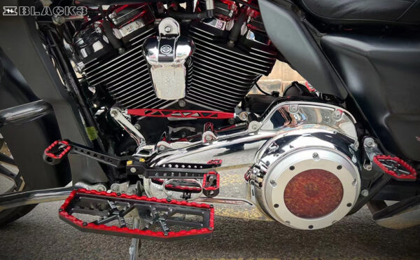 harley CNC shift peg (1) TOURING FLOORBOARDS