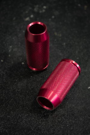 BLACK3 crash bar end caps for Harley-Davidson motorcycles